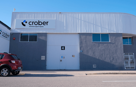 Exterior de las oficinas de Crober